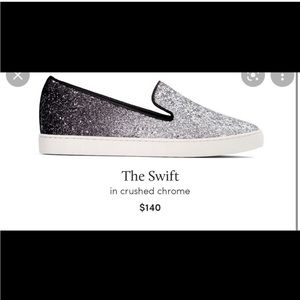 Birdies the swift sneaker silver ombre